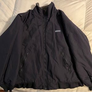 Lands End Mens (unisex) Navy Squall Jacket